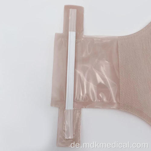 Medizinische Kolostomie -Tasche mit Aluminiumstreifen Siegel für Stoma -Pflegeostomie -Tasche